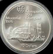 $10 silver Canadian olympic coin 