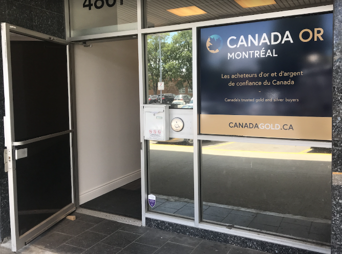 加拿大黃金蒙特婁店面