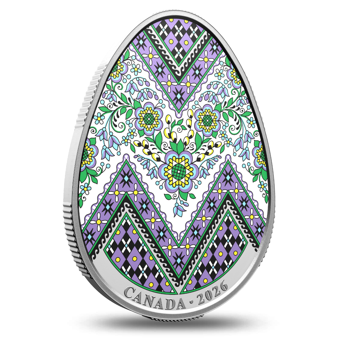 Pièce d’argent Pysanka
